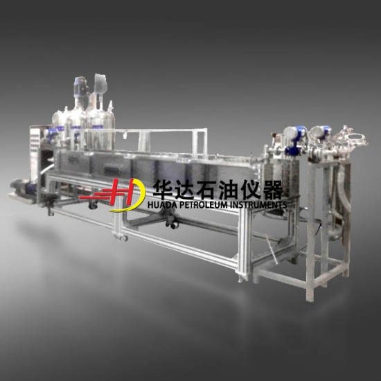 压裂液地层裂缝中悬砂特性模拟装置